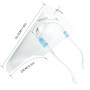 Replaceable Plastic Face Screen Shield Disposable Anti-Fog Protective Glasses Frame Face Shield