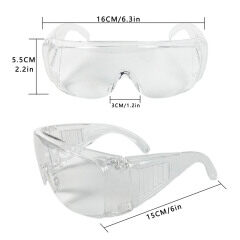 Clear Lens Safety Protective Manufacture Glasses Goggles