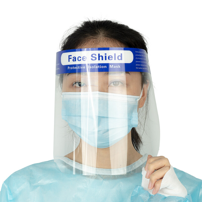 Wholesale clear face shield uv protection face shield round face shield