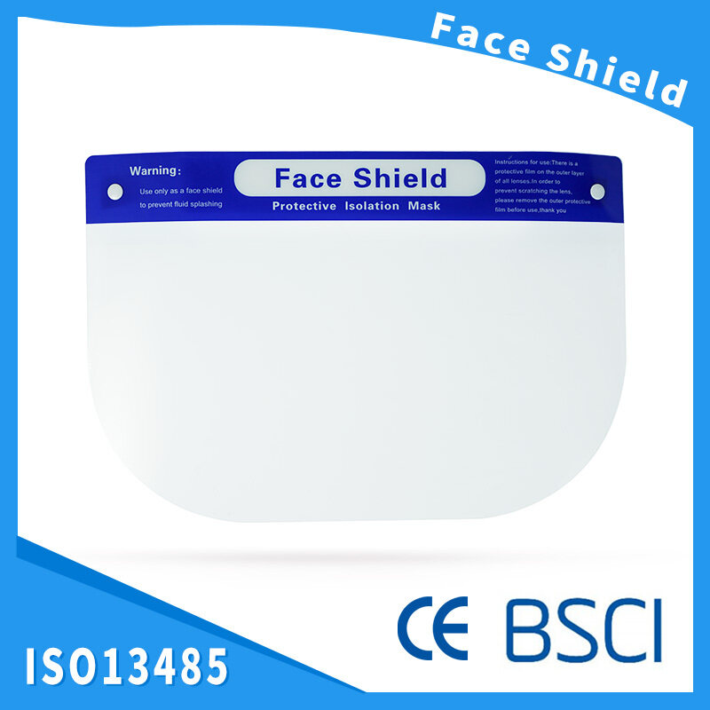 Wholesale anti fog faceshield clear face shield UV protection face shields