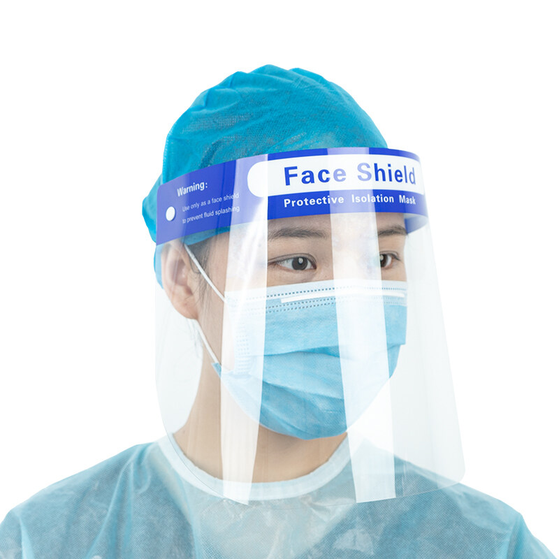 Hot Selling Disposable Face Shield Anti Fog PPE Face Shield Visor Face Shield Custom