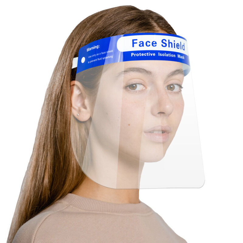 Personal Protection Clear Face Shield Anti Fog Full Face Disposable Face Shield