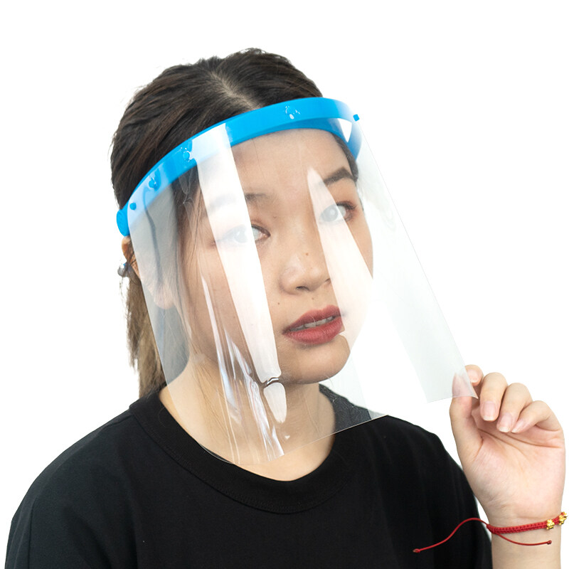Protective Blue Face Shield Reusable Safety Dental Adjustable Face Shield