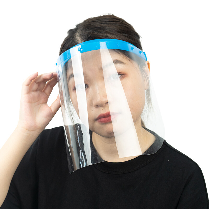Color Adjustable Face Shield UV proof PET anti-UV face protective Face Shield