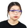 In stock UV proof transparent goggles UV protective plastic goggles safety uv400 goggles