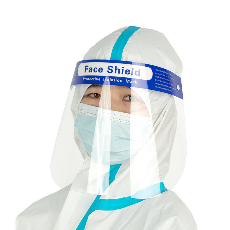 facial shield new Hot Selling Disposable Plastic Face Shield medical isolation face shields