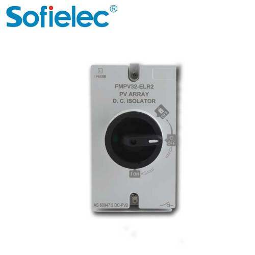 PV DC Isolator switch FMPV16-ELR2 series DC1200V 4P 16A CB TUV CE SAA aporval IP66 waterproof disconnector switch