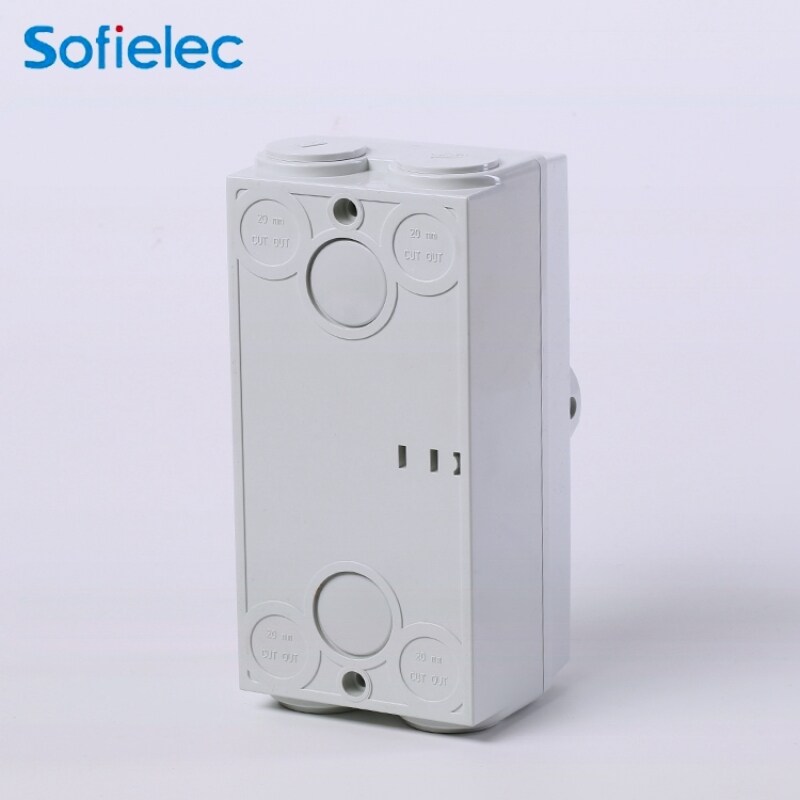 Waterproof change over switch 20A protective box isolation switch