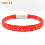 Dog Collar Collar For Dogs Promotional Cheap Plaid Cotton led night collar C8
