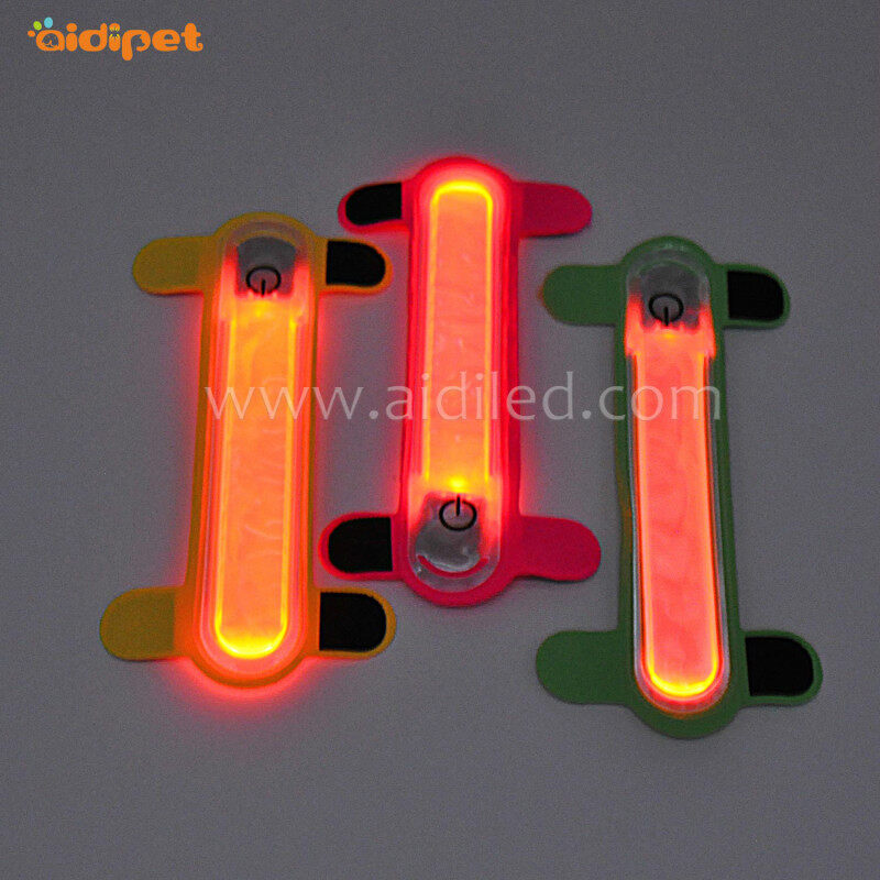 2021 Dog Accessories Light Up Collar Cover Spandex Attachable Led Pet Collar and Leash Cover Light