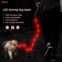 correa de perro automática portátil led cuerda retráctil correa de perro 5M con dispensador de bolsa de caca y