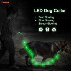 dog lead Automatic portable led rope retractable dog leash 5M with poop bag Dispenser and