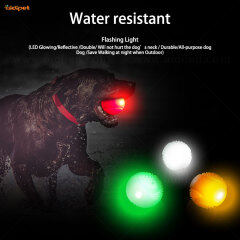 Светодиодный светильник для собак Мягкие регулируемые аксессуары для собачьих фонарей