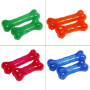 Pet Toys Dog Bone Chew Toy TPR Material Non-toxic Bone for Teeth Clean Play Dog Toy Bone