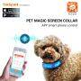 Flashing Light Pet Collar Adjustable Led Dog Collar AIDIPET PU Leather Luminous  Dog Collar Light