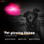 Hot Sale Environmental Protection Flashing Light Soft Silicone Flying Discs For dog