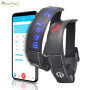 Cool Black TPU Light up Armband for Running Jogging USB Rechargeable Display  Led Light Armband with DIY Texting