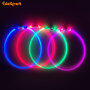 Light up Luminous Free Size Led Pet Collar USB Rechargeable Cuttable Dog Necklace Collar Light