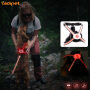 Wholesale China Manufacturer Reflective Army Dog Led  Harness USB Rechargeable Dog Harness with RGB Led Light