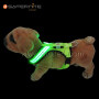 Fluorescent Led Dog Harness Vest Custom Pet Harness Led for Dog Night Safety Led Dog Harness Manufacturer