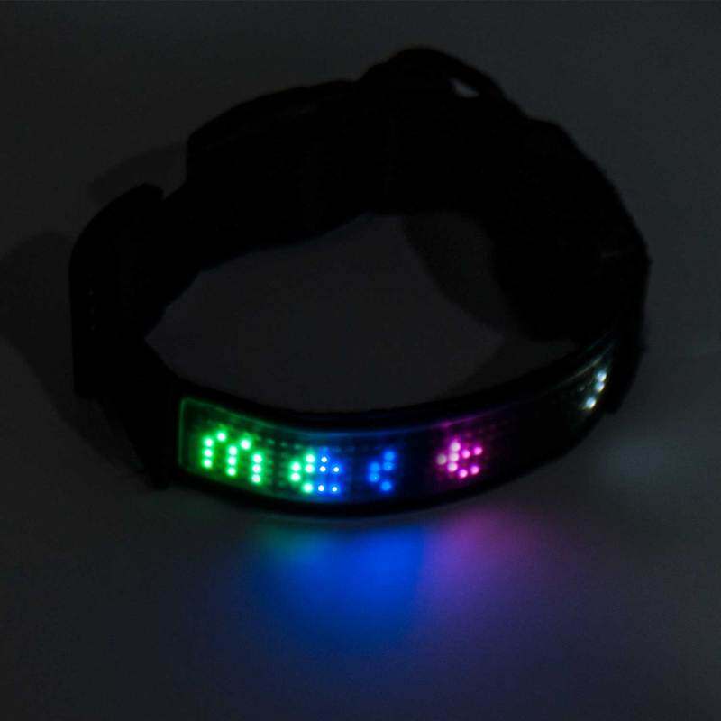 China Manufacturer Led Display Dog Collar Luxury Adjustable Collar for Dogs Pets