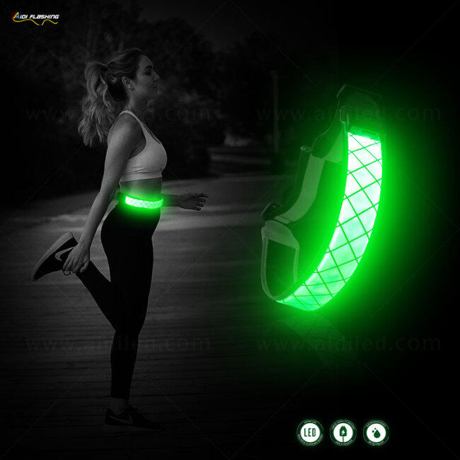 lightweight Runners Joggers Walkers Pet Owners Cyclists USB charger fanny pack light LED run