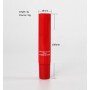 Red Color Plastic Essence Squeeze Tubes with plastic lids for hand cream lotion gel essence cosmetic packaging