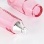 Hot cake 40ml 110ml 120ml 30g 50g clear pink glass bottle and jar cosmetic packaging with sliver cap