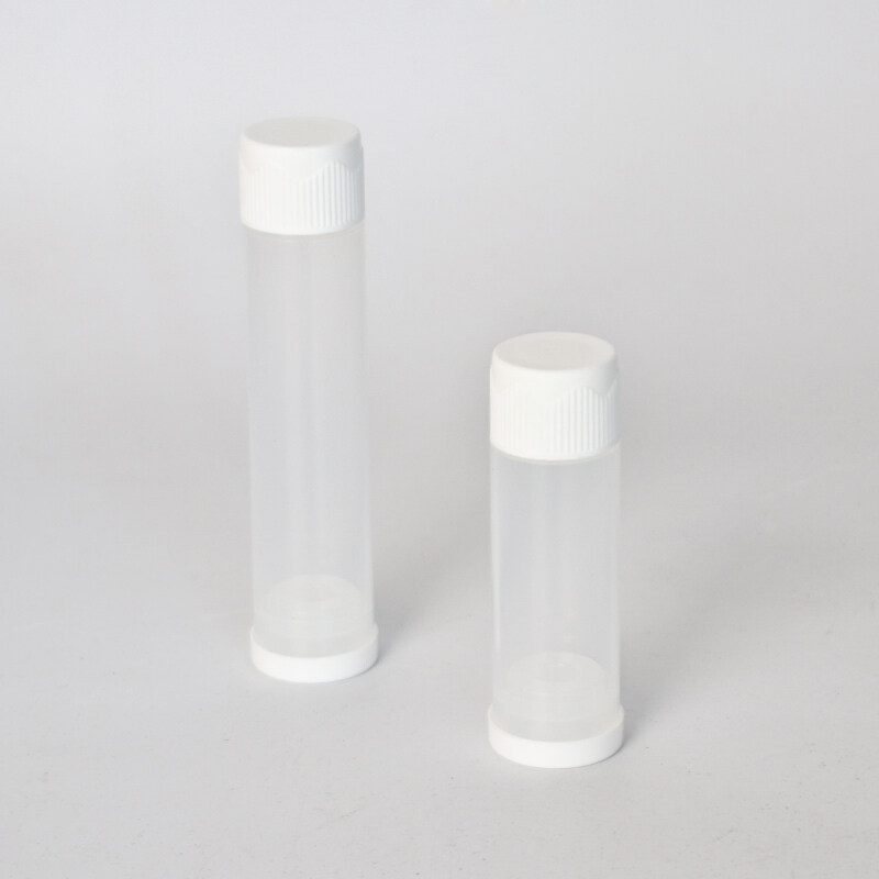 Wholesale 30ml 50ml plastic bottles round shape plastic bottles empty cosmetic containers and packages with white cap