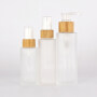 Cosmetic packaging frost glass bottle, fast delivery lotion serum essential oil glass bottle