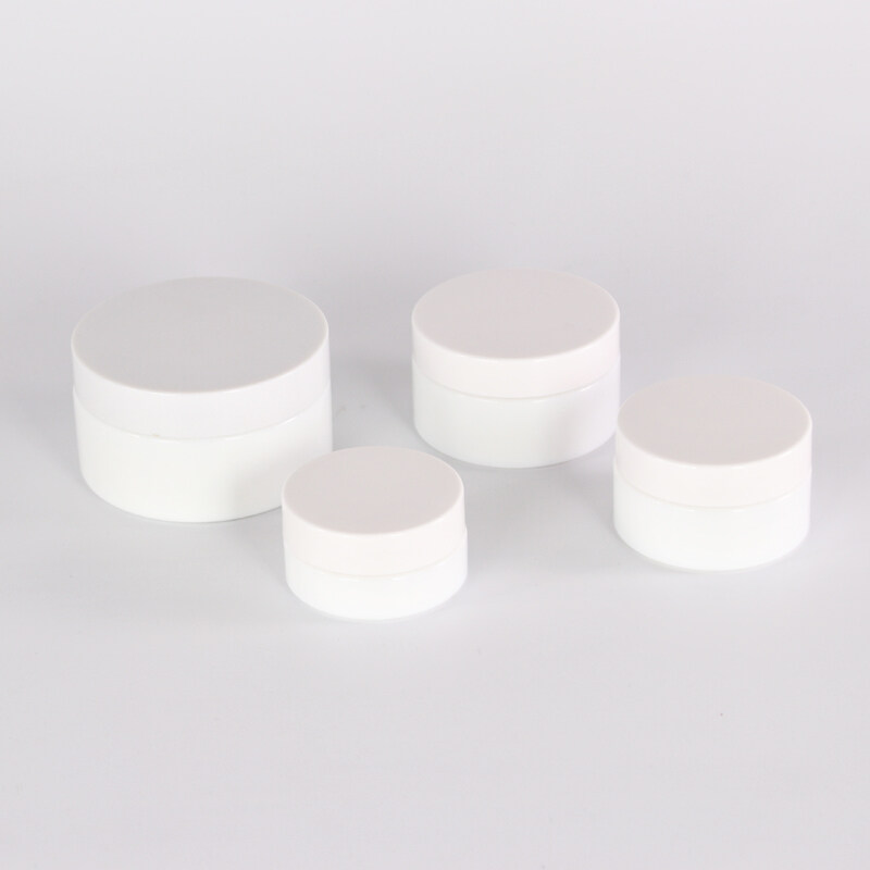 opal porcelain white glass cosmetic cream jar 10g for cream cosmetic