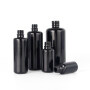 10ml 15ml 30ml 50ml 100ml  200ml black Dark uv violet glass essential oil lotion cosmetic bottle