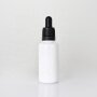 30ml wholesale black tamper evidence dropper white glass bottle for essential oil with factory price