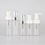 High Quality cosmetic facial cleanser 30ml 50ml 100ml 150ml 200ml clear white amber black PET plastic mousse foam pump