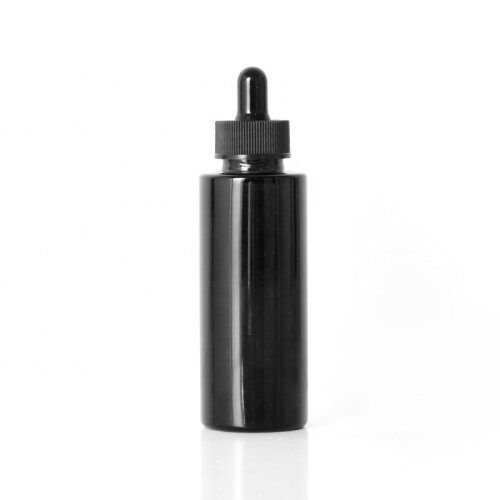 100ml violet glass essential oil bottle wholesale skin care bottle with dropper flat shoulder glass bottle manufacture