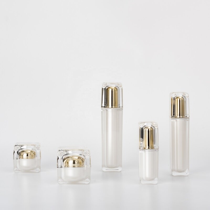 2oz Luxury acrylic jars and bottles for cosmetic