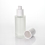 Hot selling PET plastic lotion pump bottles frosted plastic sprayer bottles 80ml 130ml  for skin care cosmetic packaging