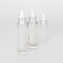 Cosmetic packaging 20ml empty thin tall glass tube  colored perfume serum essential oil bottle
