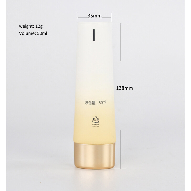 New Design  Plastic Cosmetic Squeeze Tube for cleanser hand cream lotion gel essence cosmetic package