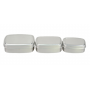 Cosmetic aluminum jar eco-friendly material cream jar aluminum container  for skin care