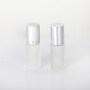 wholesale 5ml Leak proof  transparent glass essential oil bottle or perfume bottle with steel ball