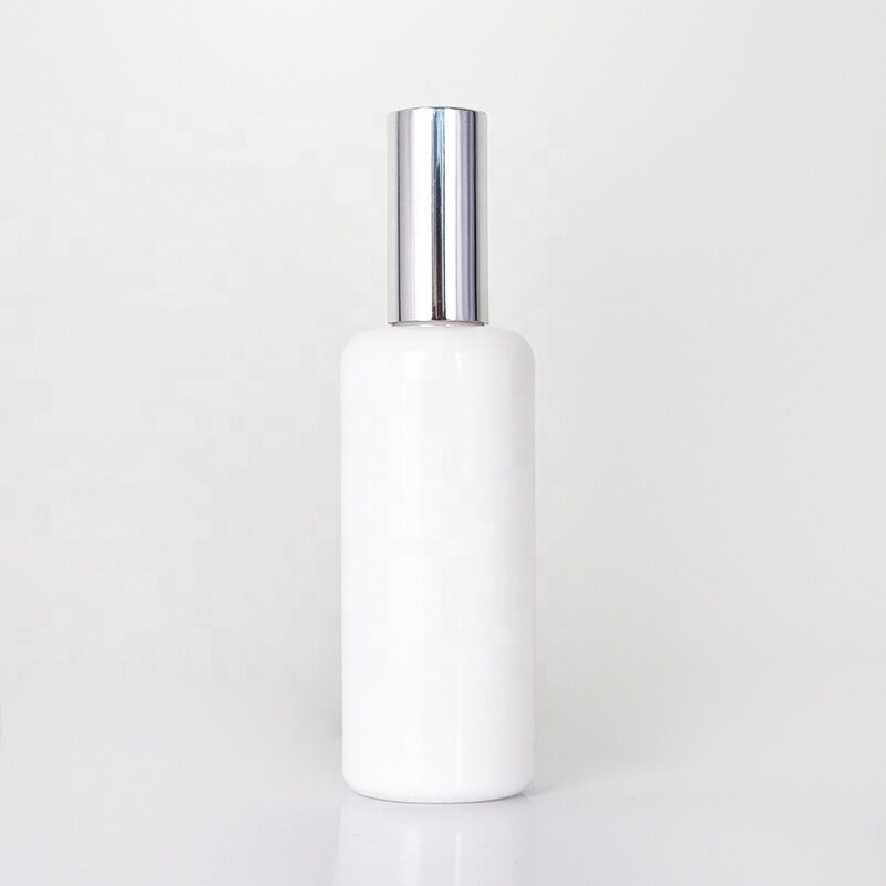 50mL Opal White Outdoor Portable Bottle with Sunscreen Lotion Pump for Man