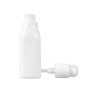 herb series cosmetic packaging glass bottle and jar with cap, opal white glass