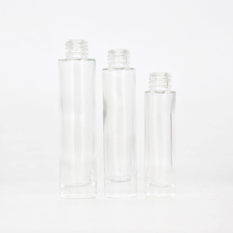 Empty Serum Luxury 30ml 40ml tall and thin shape clear essential cosmetic glass bottle
