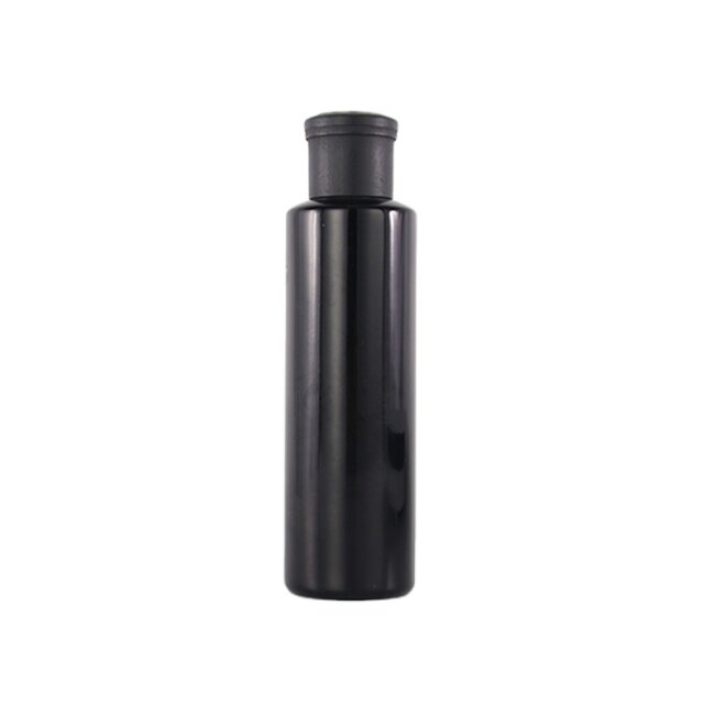 250ml empty black glass reed diffuser bottle packaging with screw top