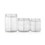 Clear airtight glass food storage jar wholesale