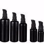 Hoe model essential oil glass bottle wholesale Dark violet cosmetic packaging