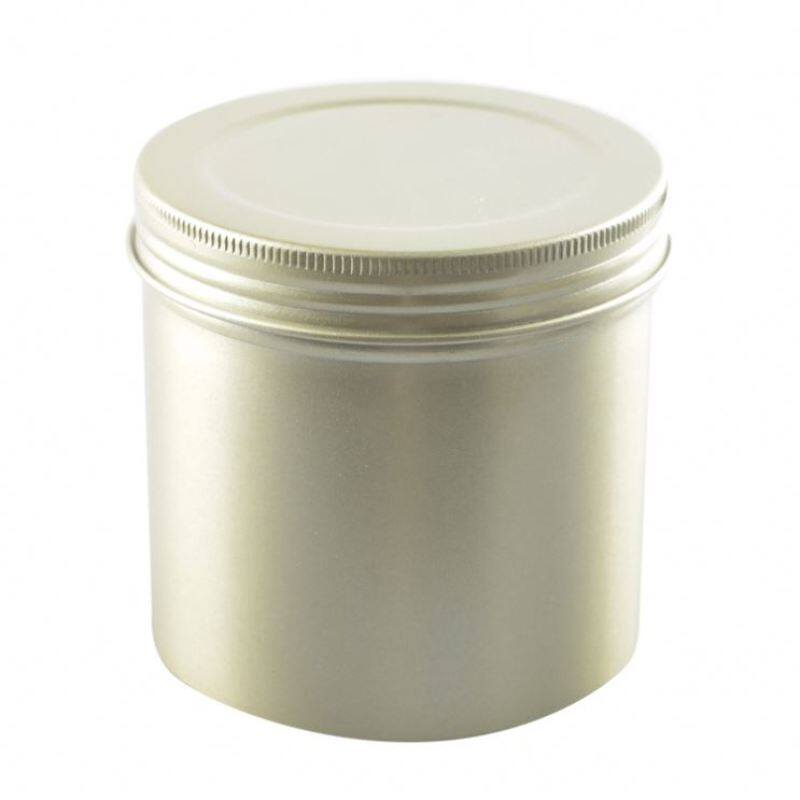 Eco-friendly aluminum cosmetic jar customized portable aluminum jar