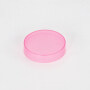 Spraying pink color plastic screw cap for plastic bottle glass jar