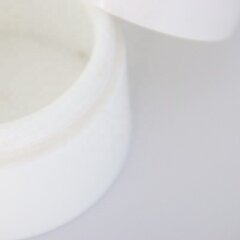 Wide neck opal white glass cream jar with lid white jar for skin care glass cream jar wholesale